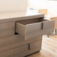Salvador - 6 Drawer Wide Chest, White Oak Flannel - Item As Pictured