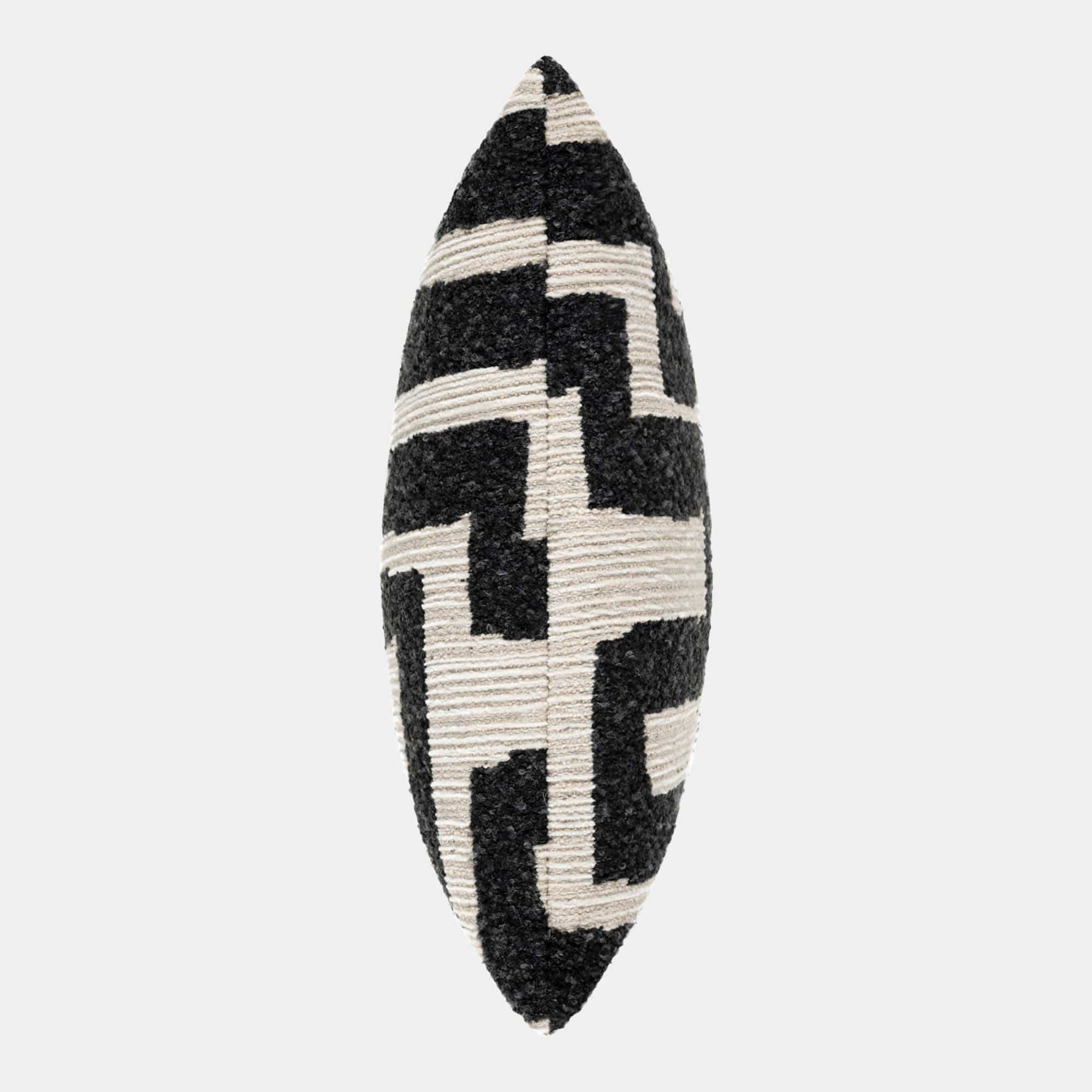 Zephyr - Charcoal Cream Cushion 45x45cm