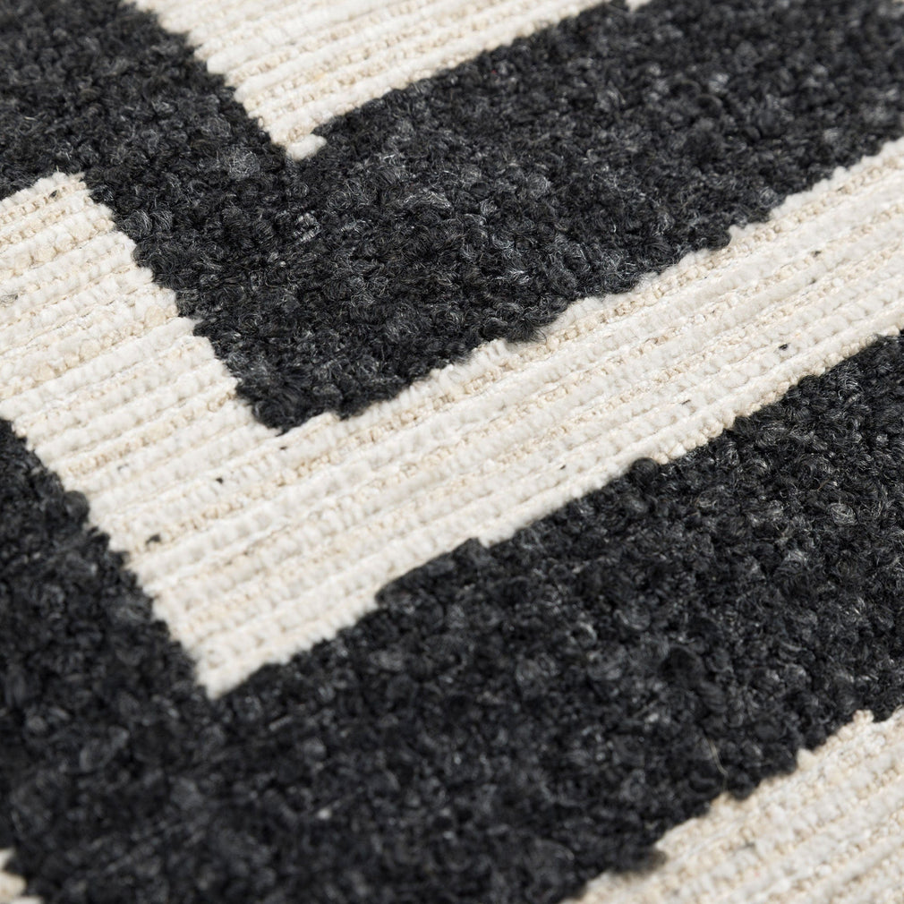 Zephyr - Charcoal Cream Cushion