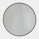 Marum - Round Mirror, Black