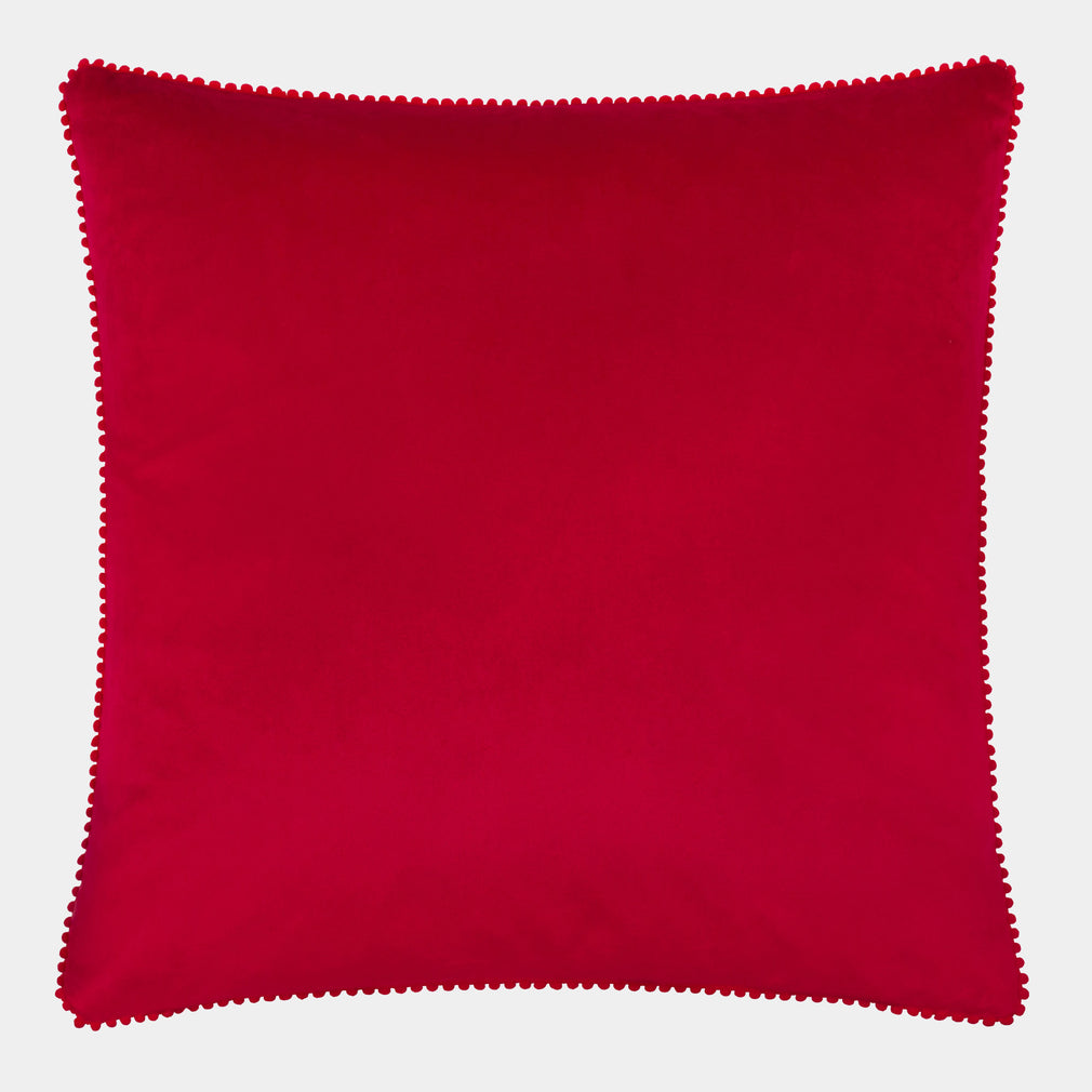 Twinkling Tree - Embroidered Cushion, Natural