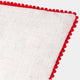 Twinkling Tree - Embroidered Cushion, Natural