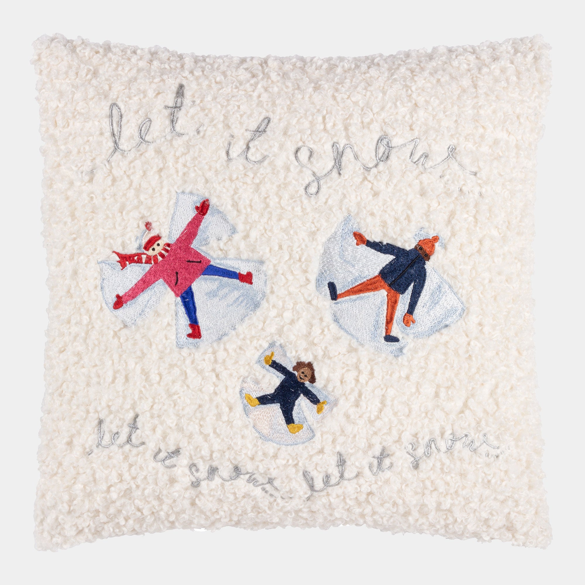 Christmas Together - Angels Cushion, Snow