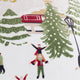 Joy to All - Embroidered Cushion, Snow Berry