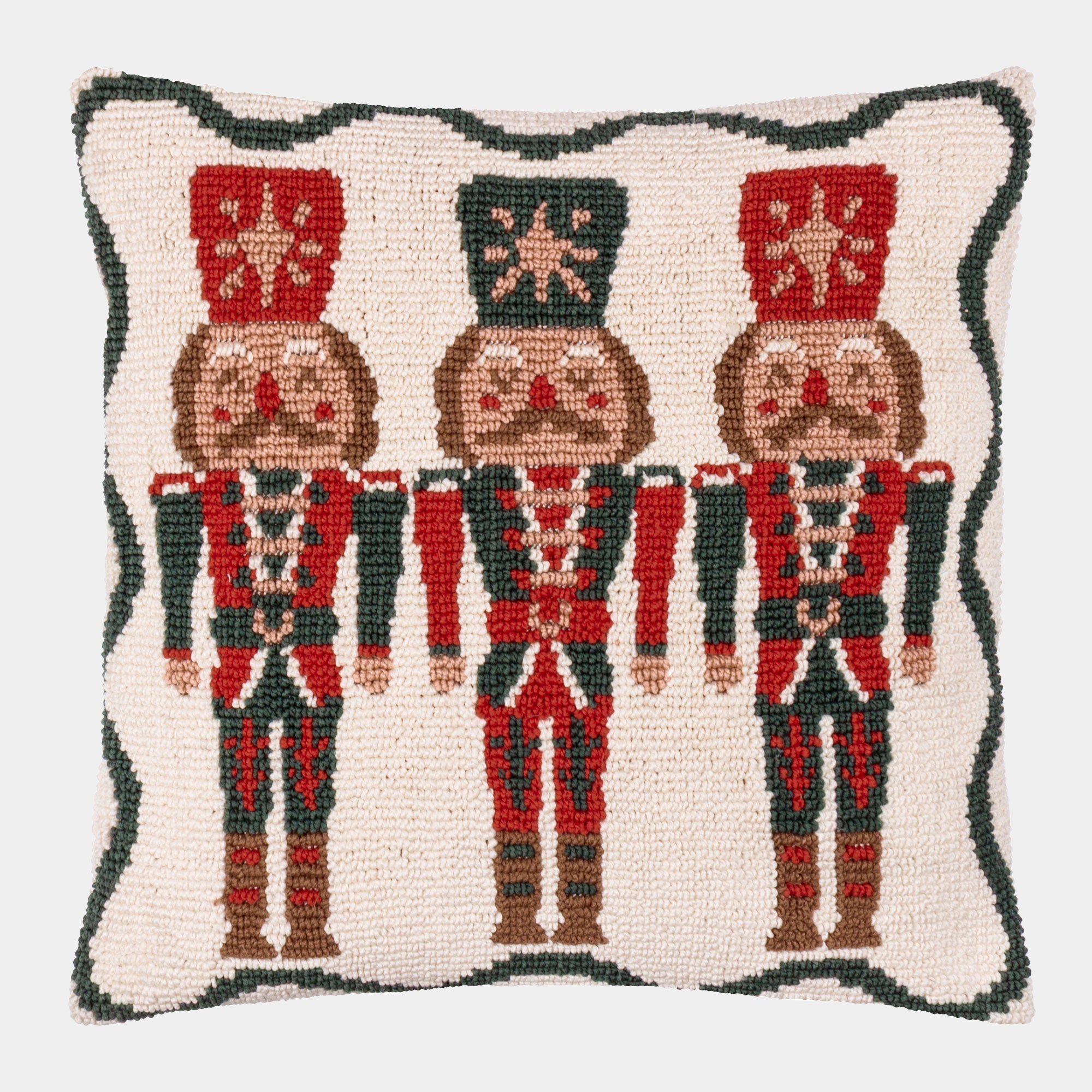 Nutcracker Trio - Tufted Cushion, Multicolour
