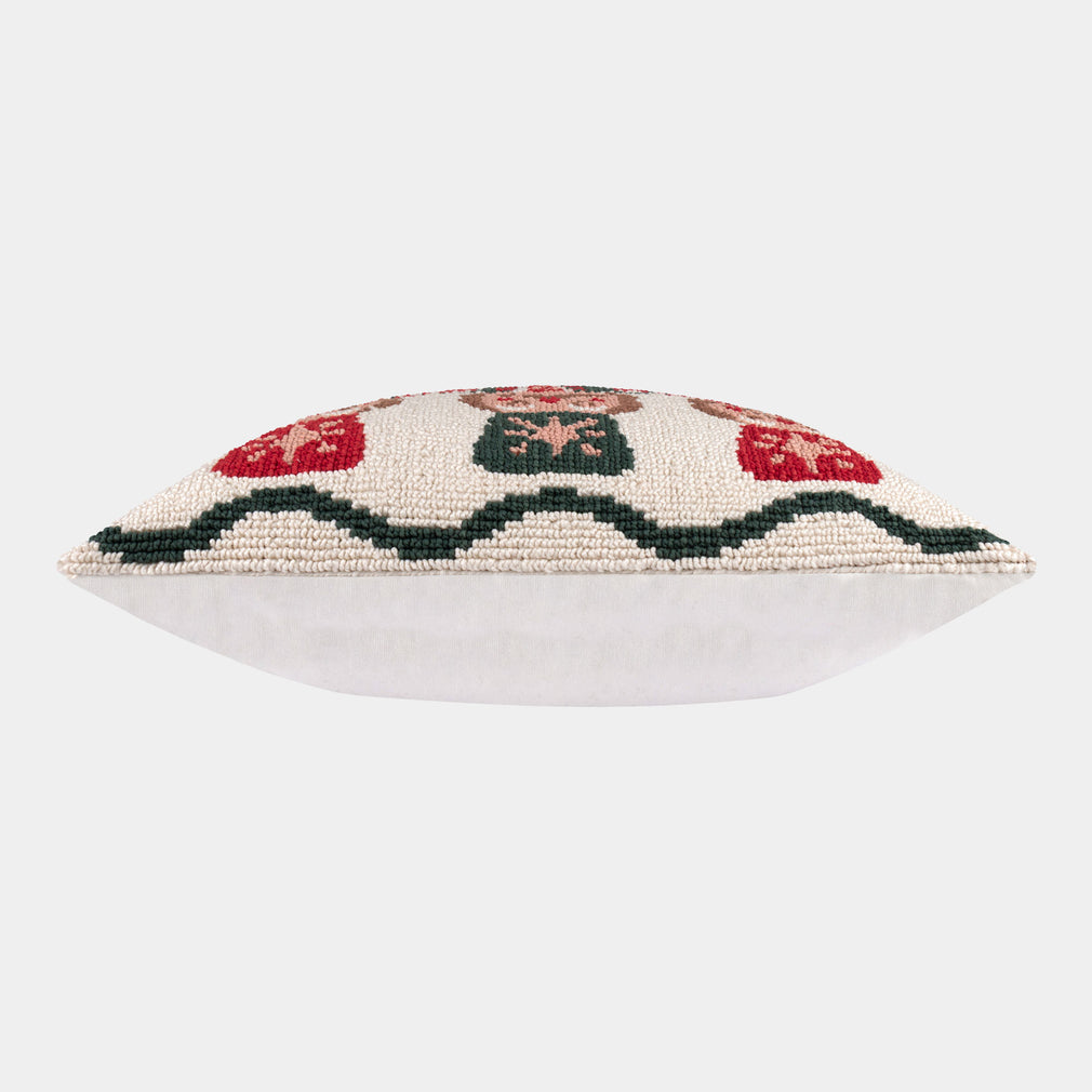 Nutcracker Trio - Tufted Cushion, Multicolour