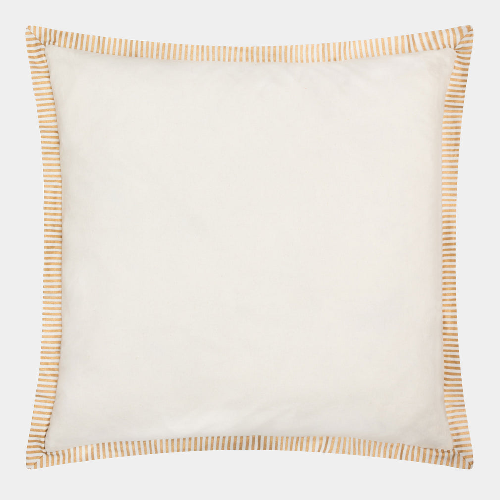 Winter Ski Lodges Embroidered - White Christmas Cushion 50x50cm
