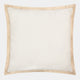 Winter Ski Lodges Embroidered - White Christmas Cushion 50x50cm