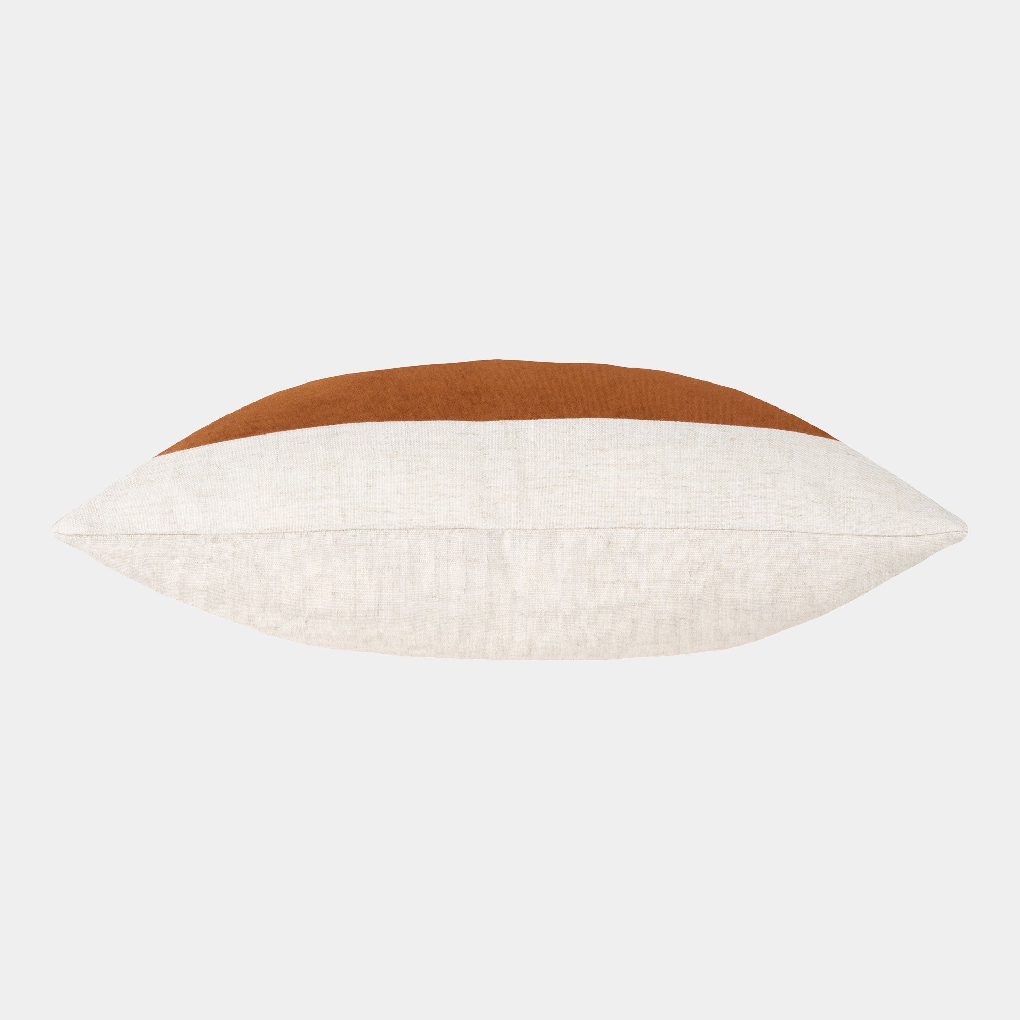 Auden Linen - Velvet Cushion, Pecan