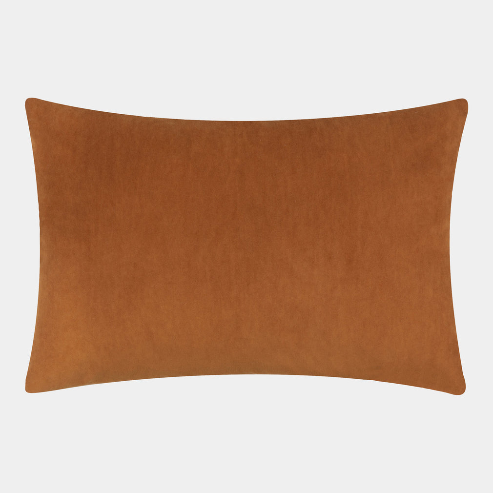 Darland - Velvet Cushion, Pecan