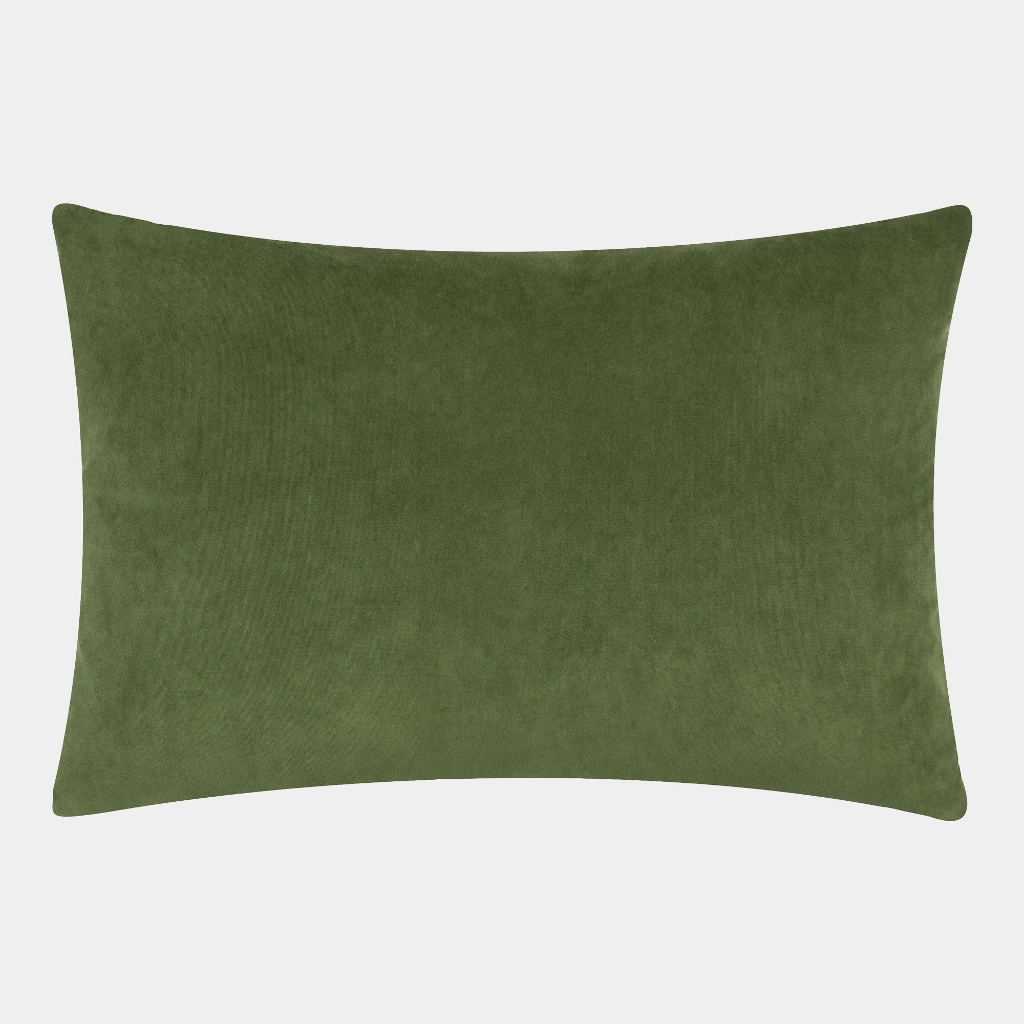 Darland - Velvet Cushion, Olive Oil