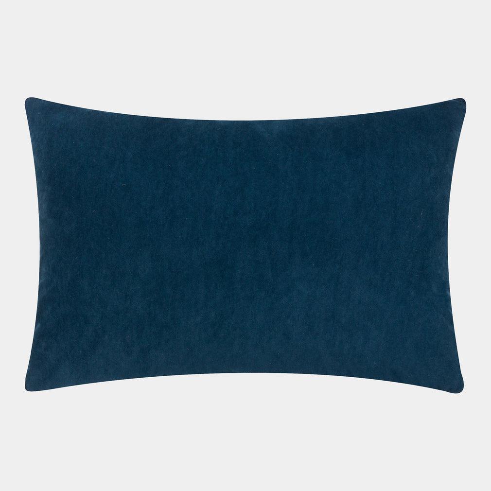 Darland - Velvet Cushion, Indigo