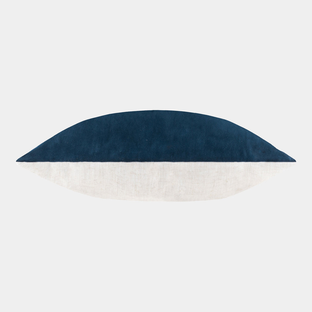 Darland - Velvet Cushion, Indigo