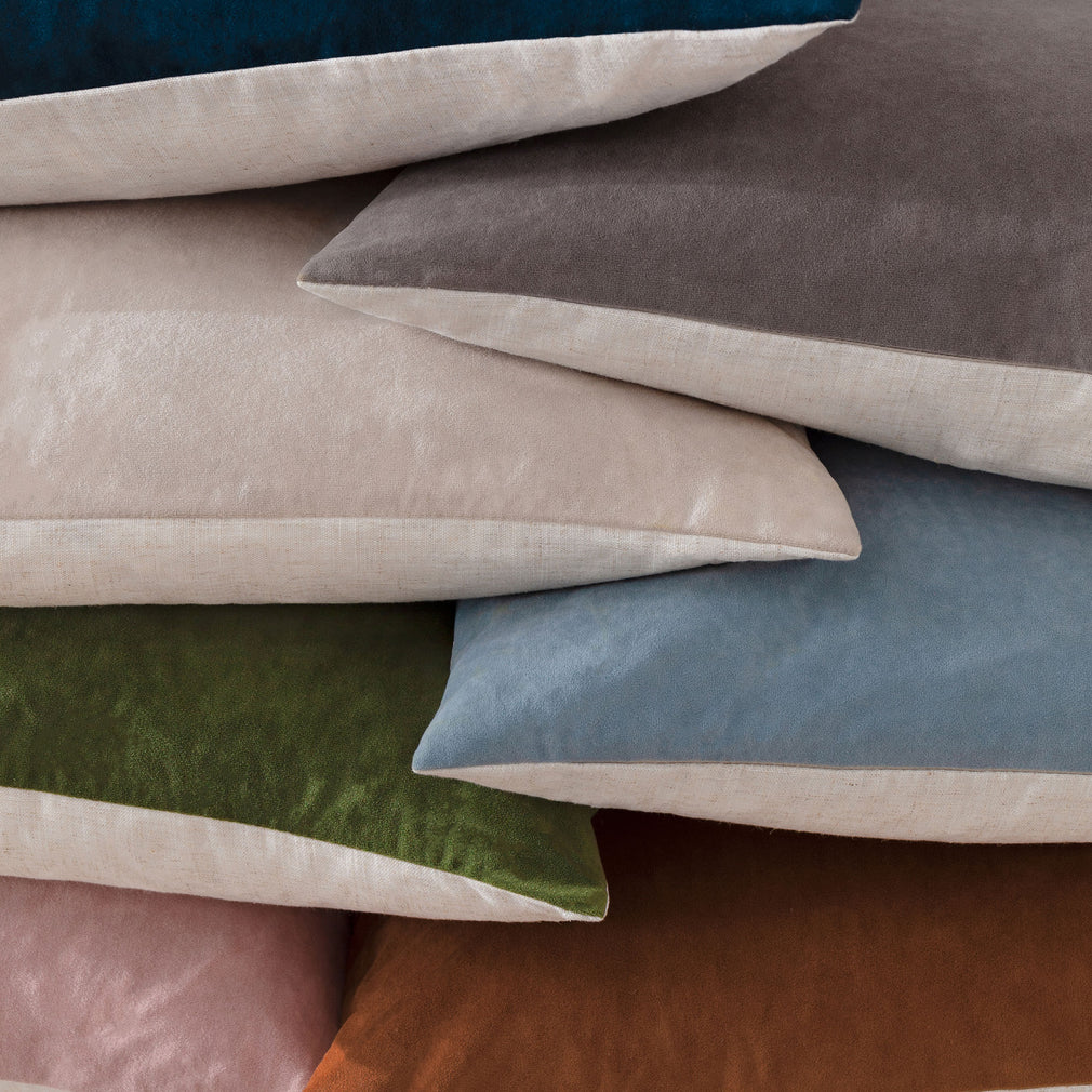 Darland - Velvet Cushion, Indigo