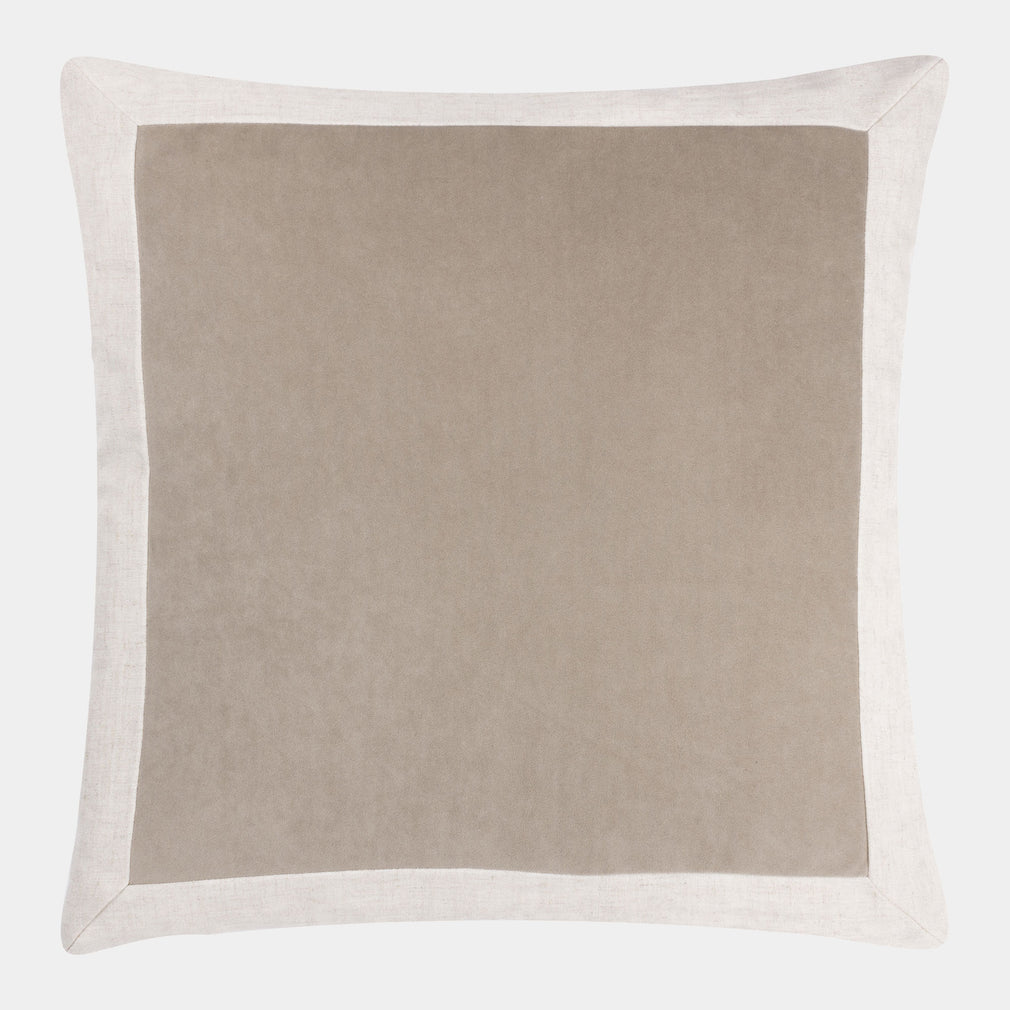 Auden Linen - Velvet Cushion, Dove
