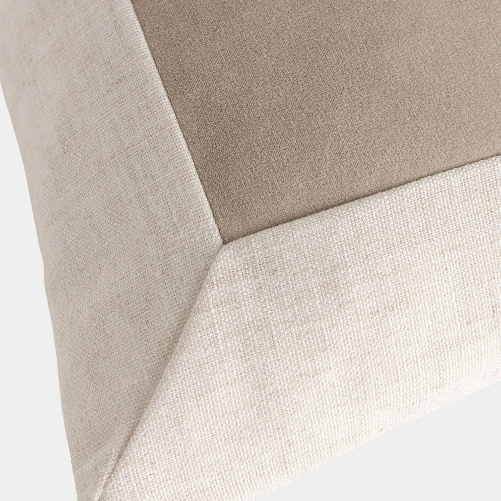 Auden Linen - Velvet Cushion, Dove