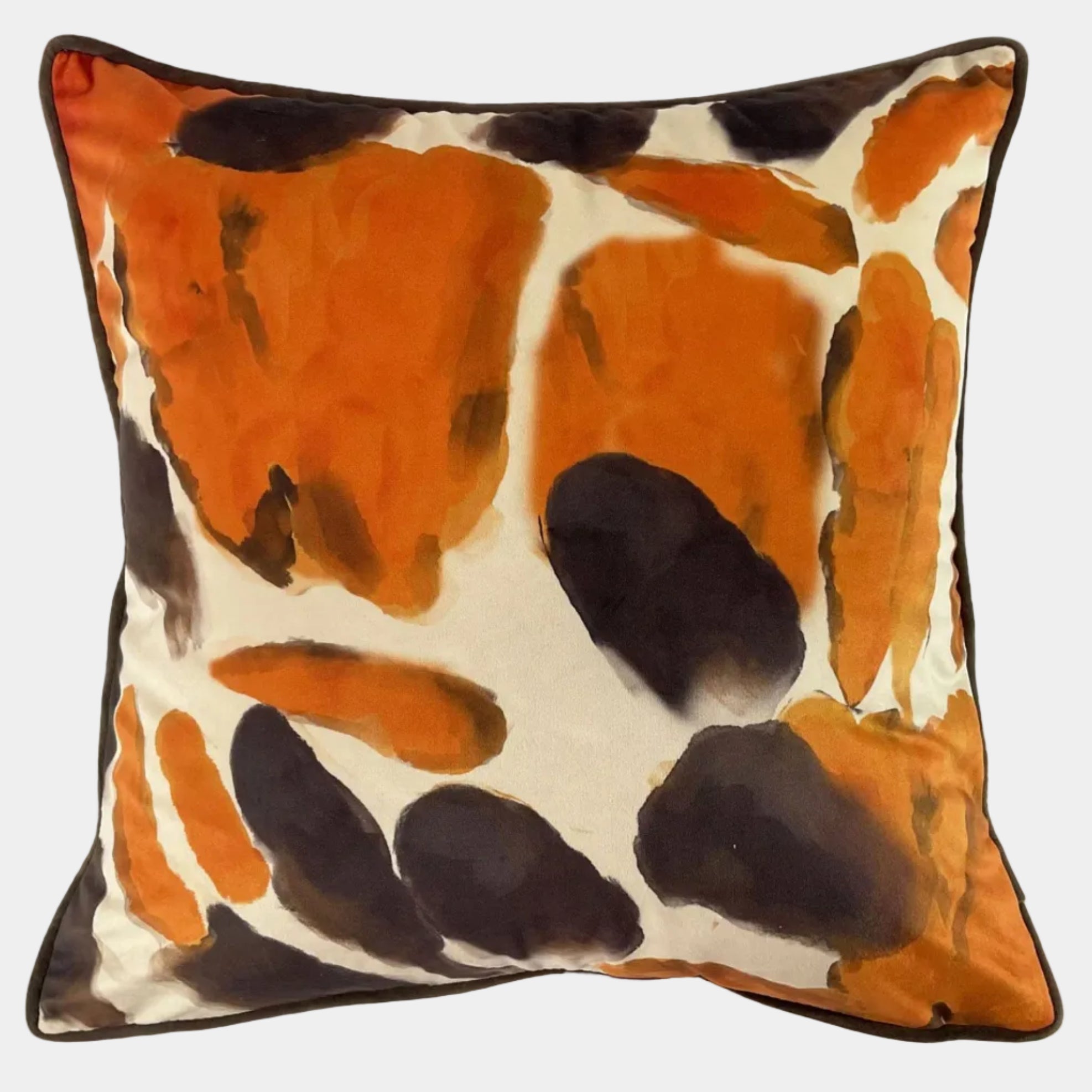 Abstract - Chocolate Orange Cushion 45x45cm