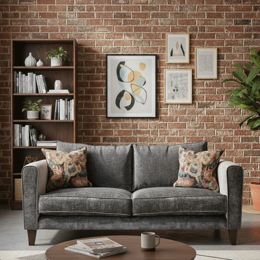 Large Sofa In Fabric Grade B
