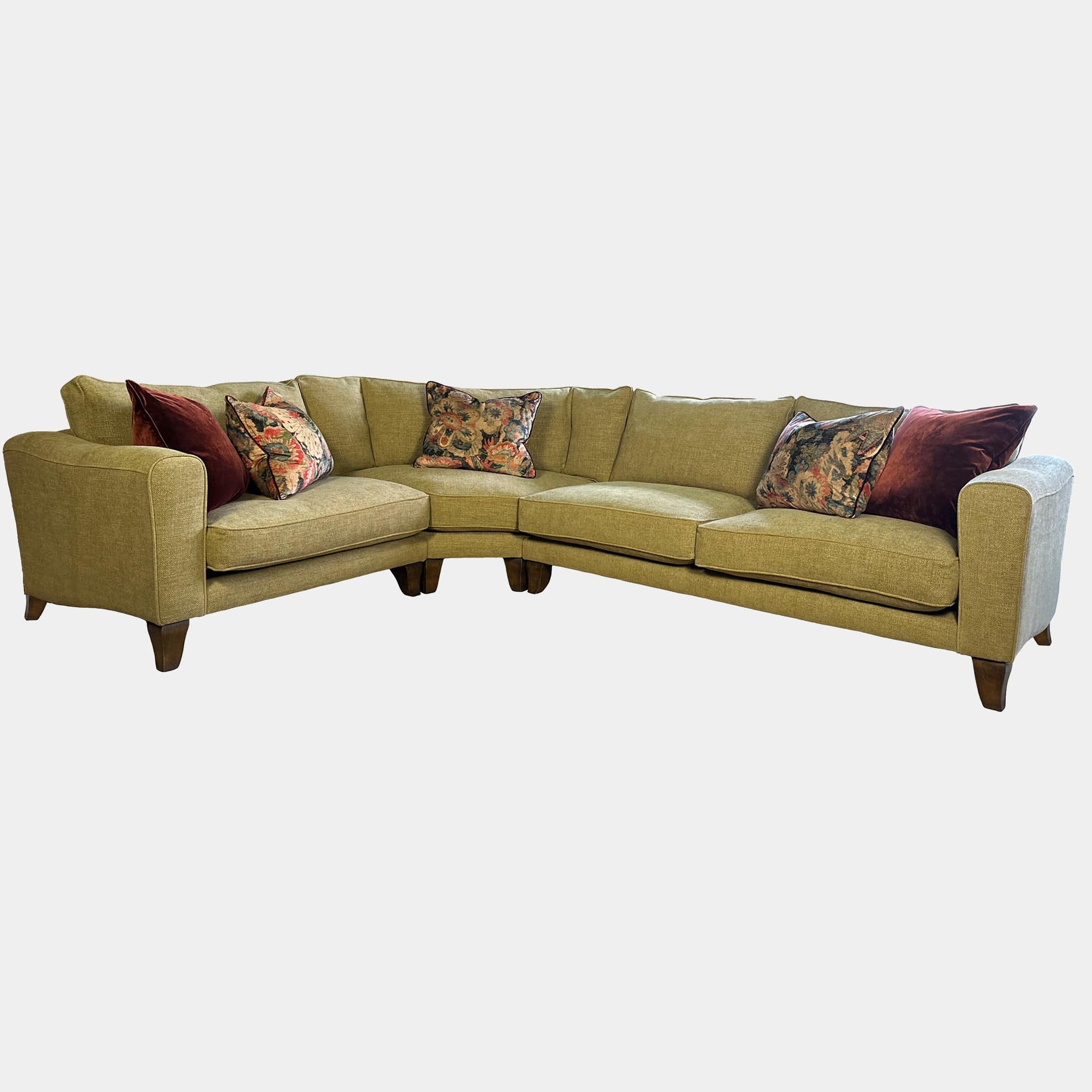 Mozart - Large Unit RHF Arm-Corner-Small Unit LHF Arm In Fabric Grade B