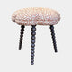 Blossom - Legged Footstool In Fabric Grade B