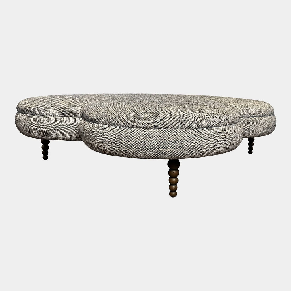 Strauss - Large Footstool In Fabric Grade C