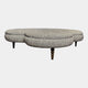 Strauss - Large Footstool In Fabric Grade C