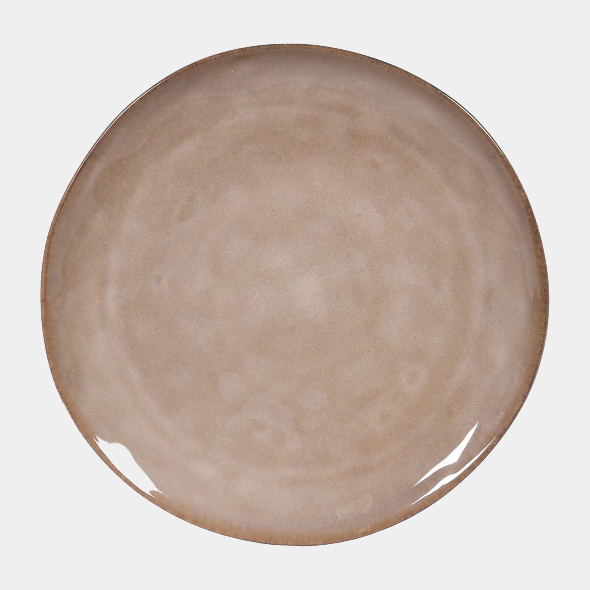 Topaz Organic - Dinner Plates Set, Taupe