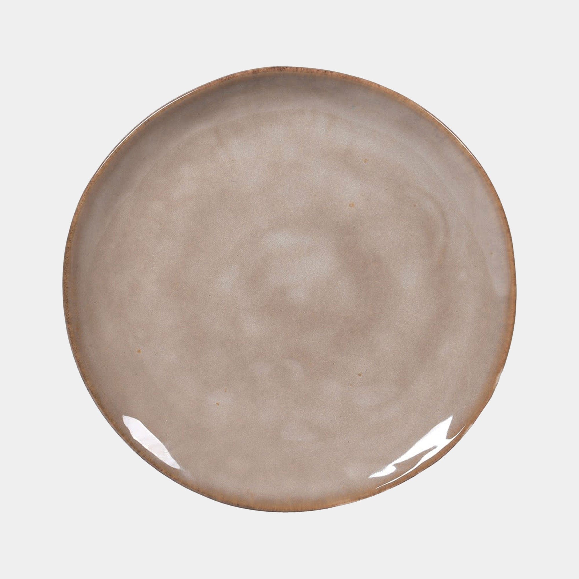 Topaz Organic - Side Plates Set, Taupe