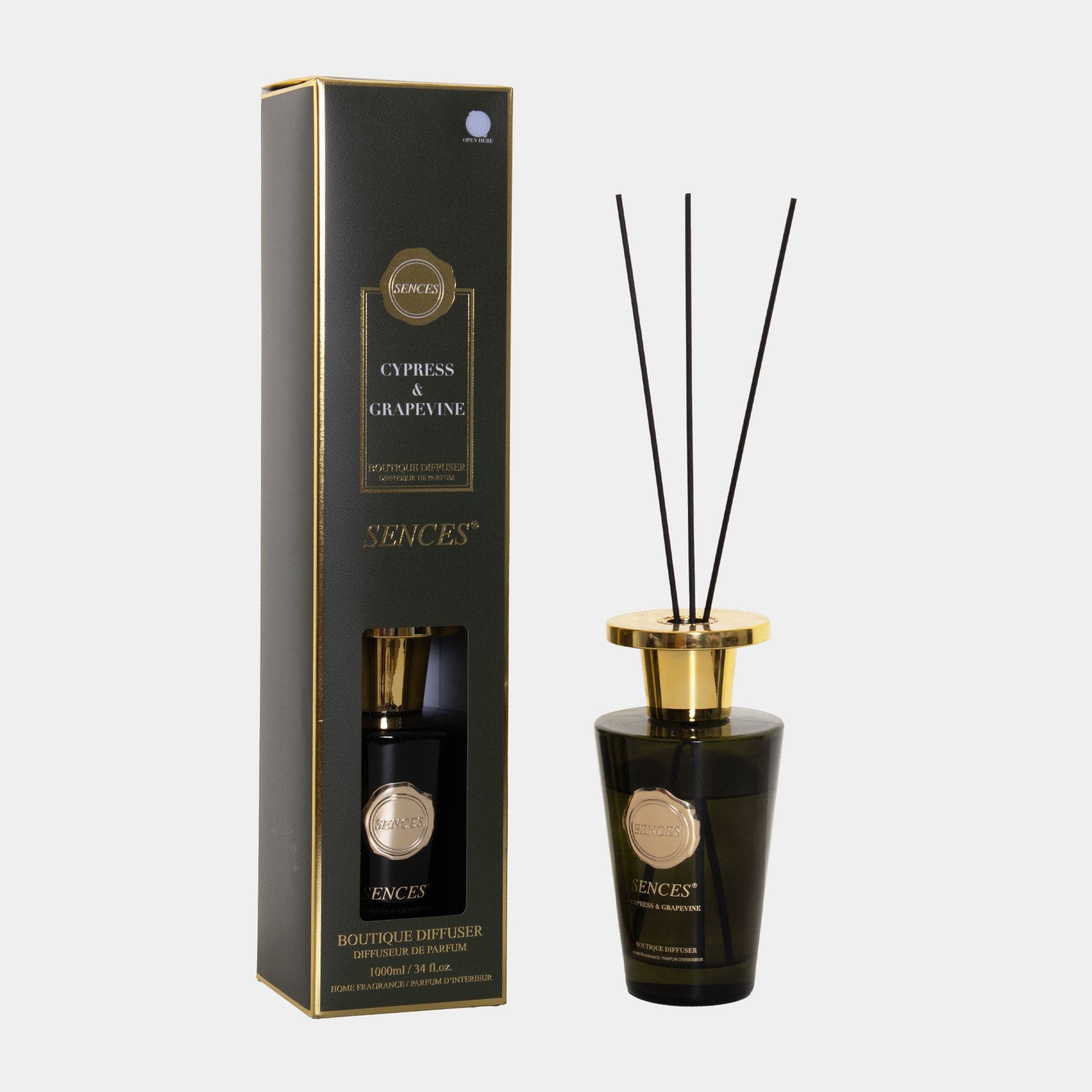 Sences - Cypress & Grapevine Reed Diffuser 1000ml