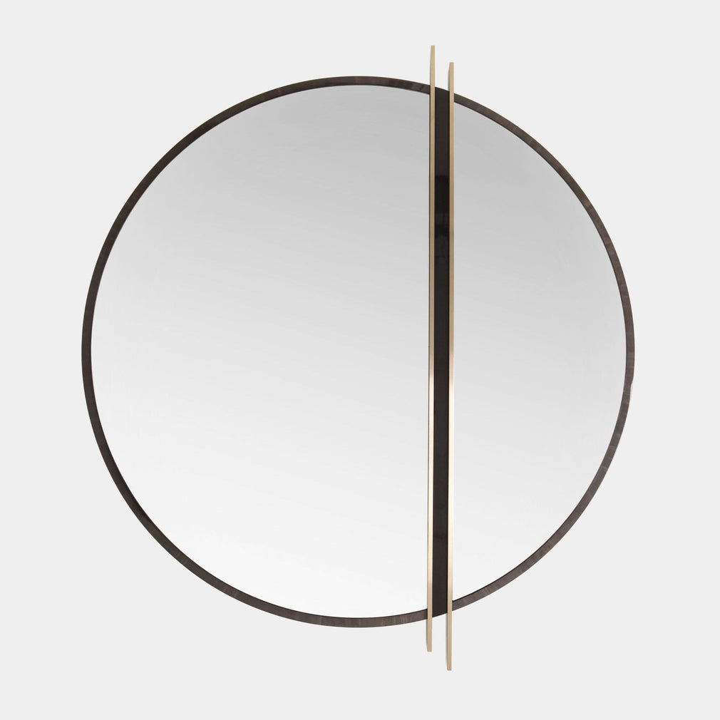 Lagoa - Round Mirror, Oak 130cm