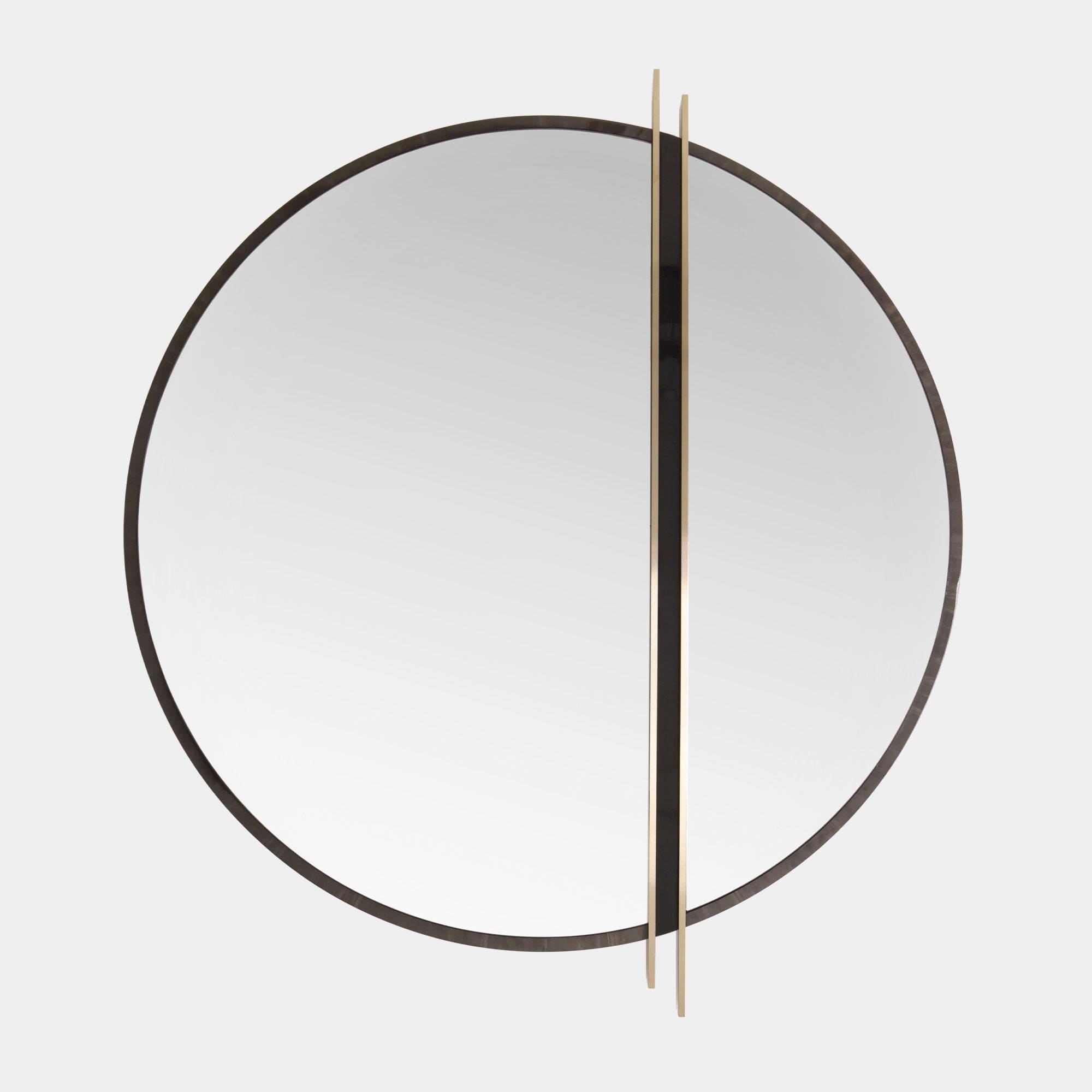Lagoa - Round Mirror, Oak 130cm