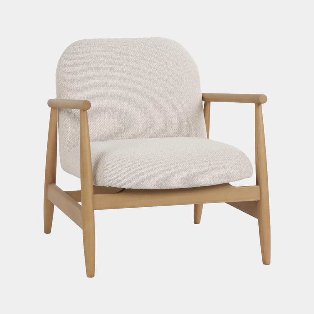 Keats - Accent Chair In Fabric White