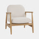 Keats - Accent Chair In Fabric White