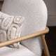 Keats - Accent Chair In Fabric White