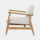 Keats - Accent Chair In Fabric White