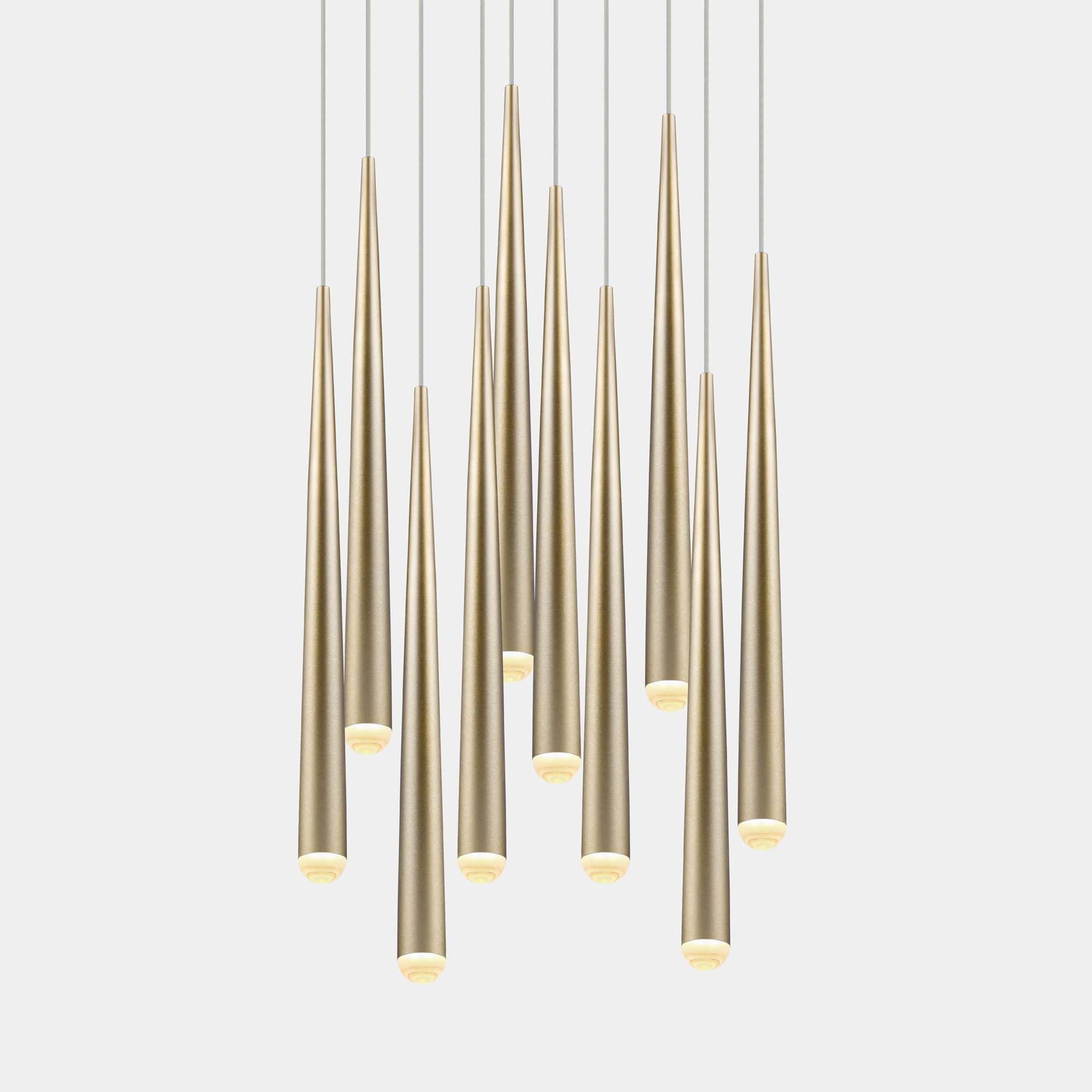 Vico 10 Pendant Gold Led(W1)