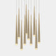 Vico 10 Pendant Gold Led(W1)