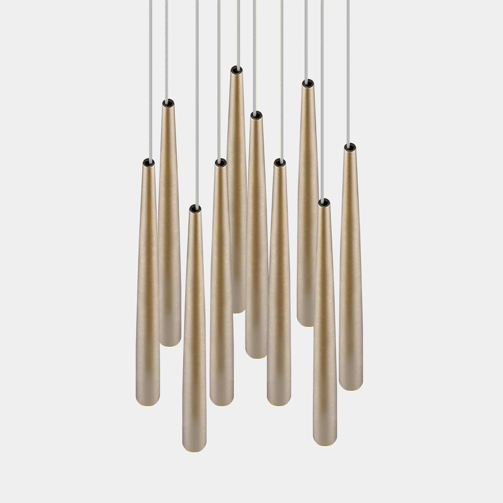 Vico 10 Pendant Gold Led(W1)