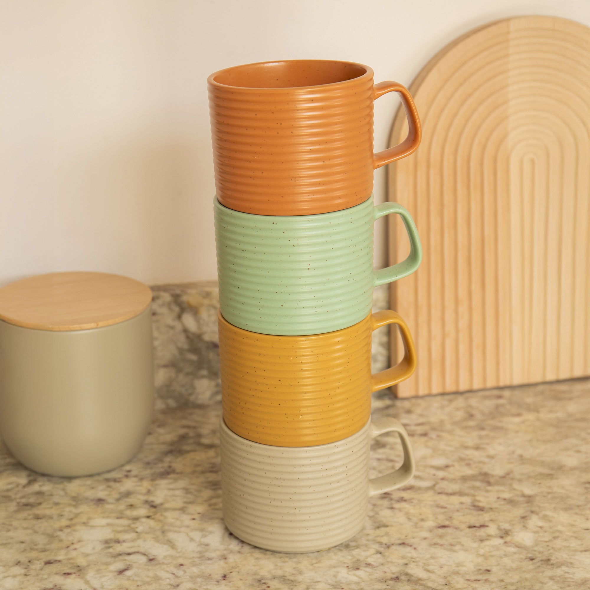 Idilica - Staking Mug Set of 4