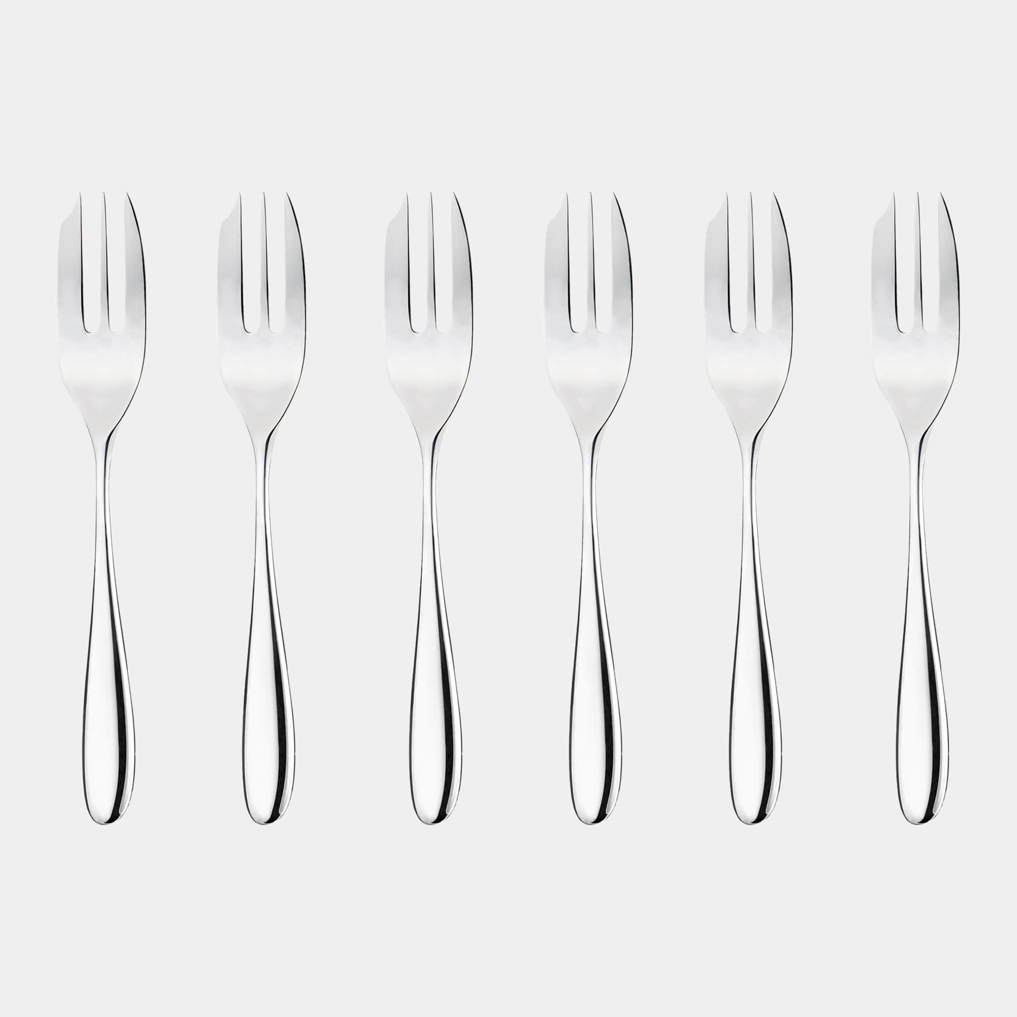 Charingworth Santol - Pastry Fork, Set of 6
