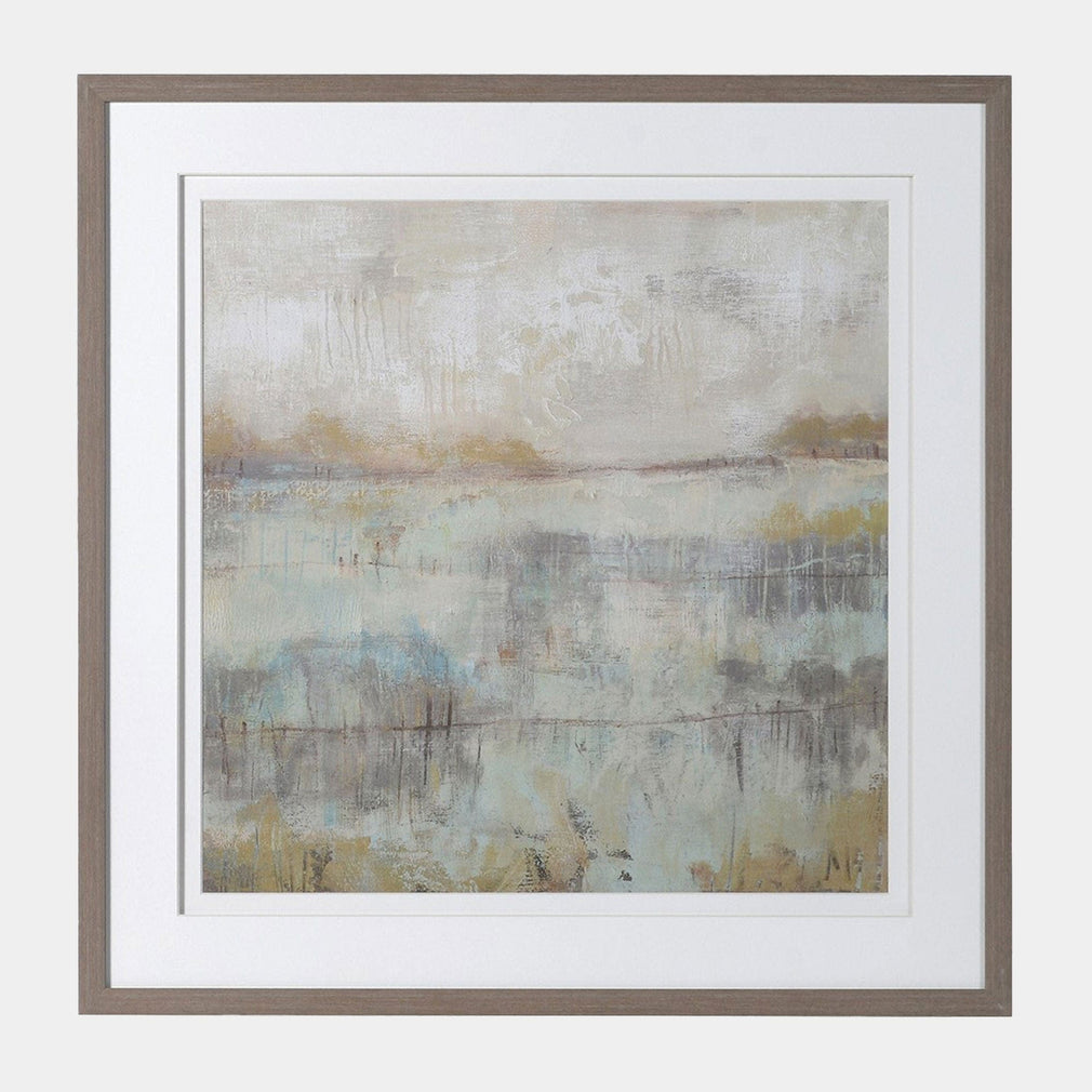 Dusk Is Falling - Abstract Framed Print