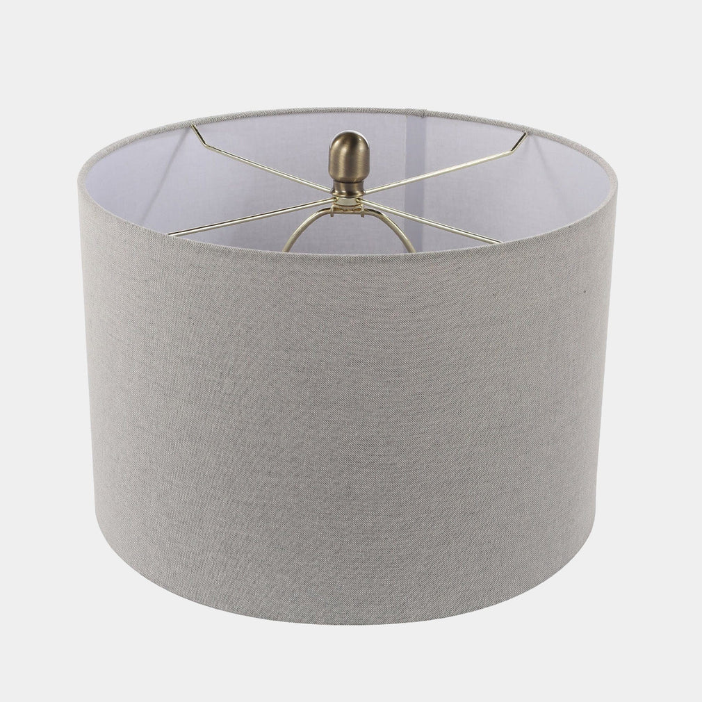 Helena - Crystal Table Lamp with Linen Shade