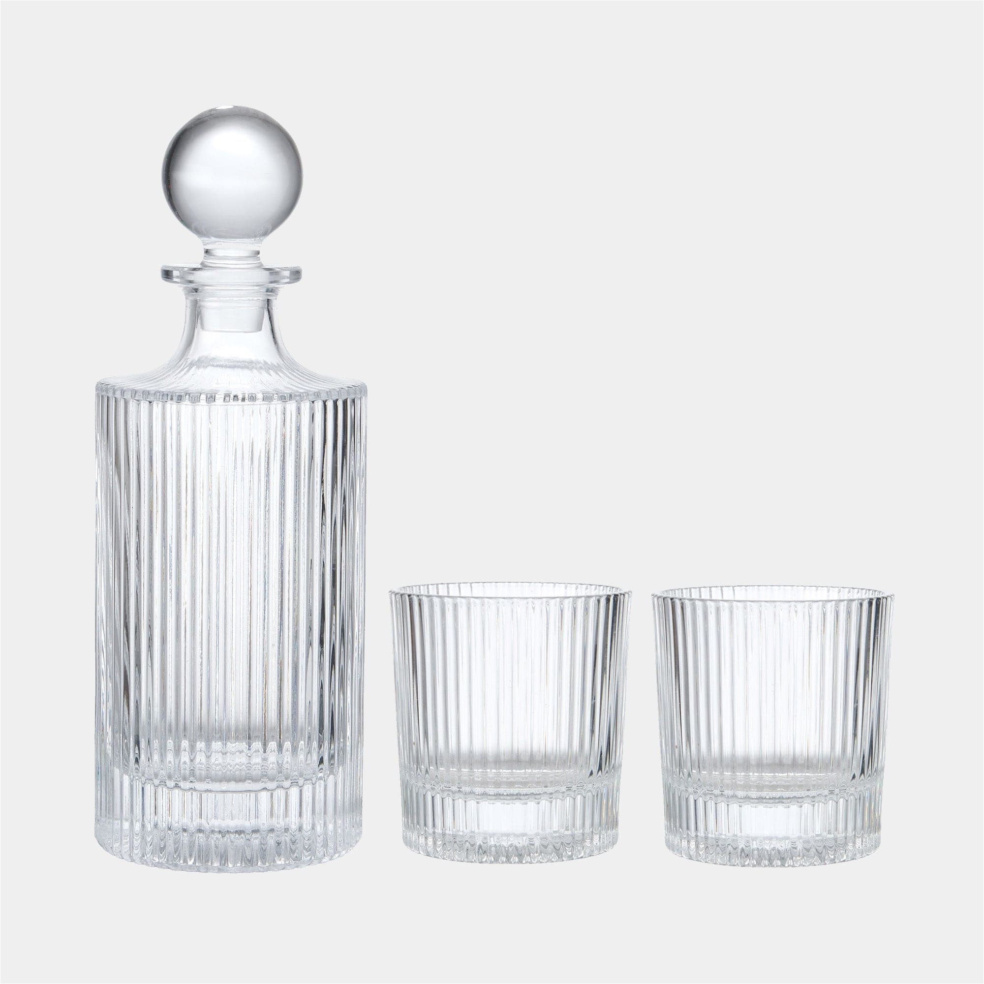 Barcraft - Decanter 3 Piece Set