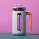 La Cafetière - Pisa Cafetiere, Sky Blue 8 Cup
