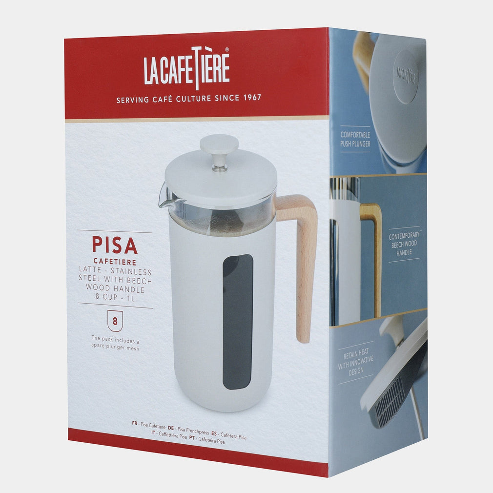 La Cafetière - Pisa Cafetiere, Latte 8 Cup