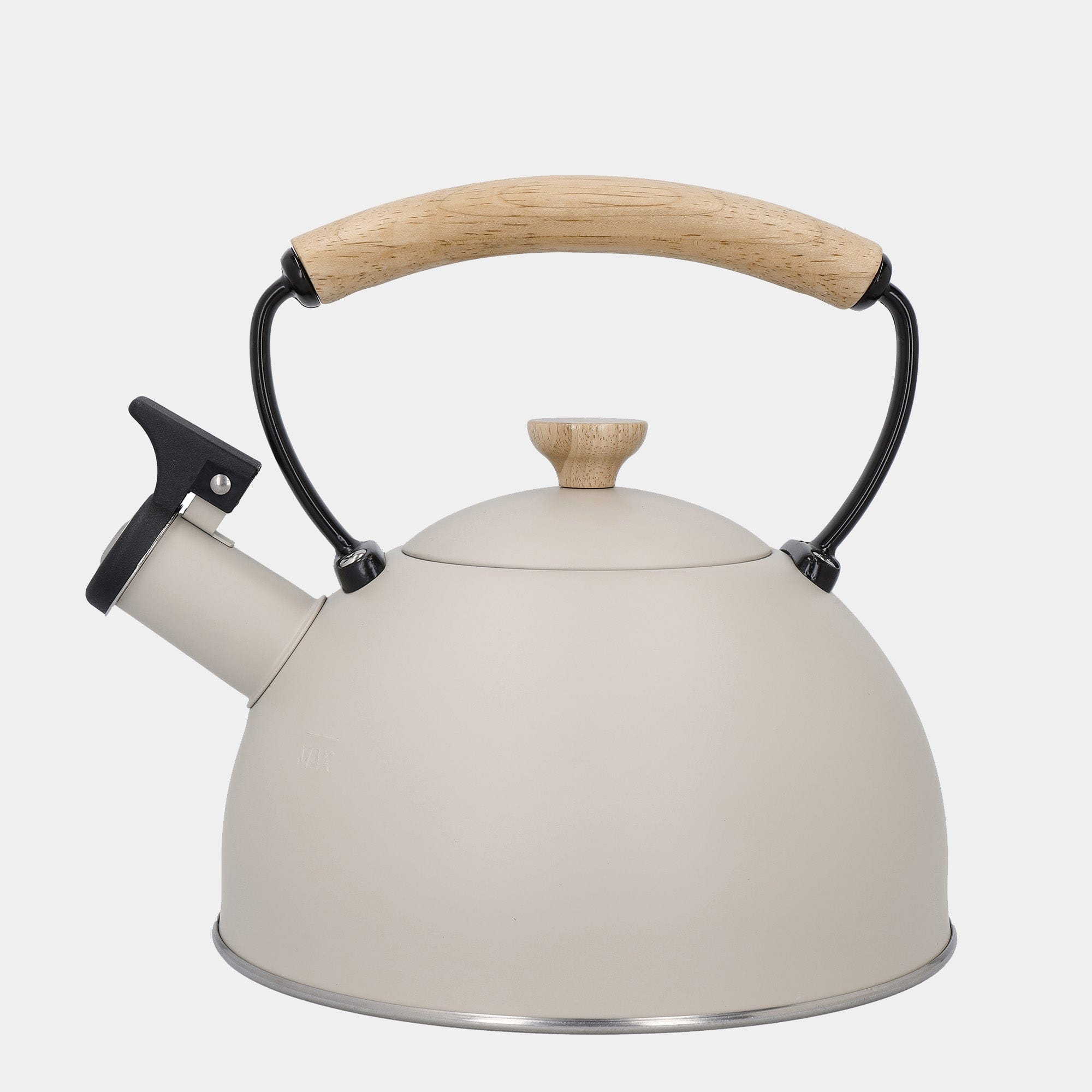 La Cafetière - Whistling Kettle Wood Handle Latte 1.6L