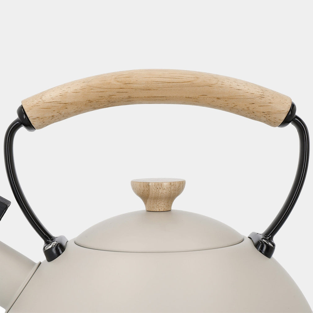 La Cafetière - Whistling Kettle Wood Handle Latte 1.6L