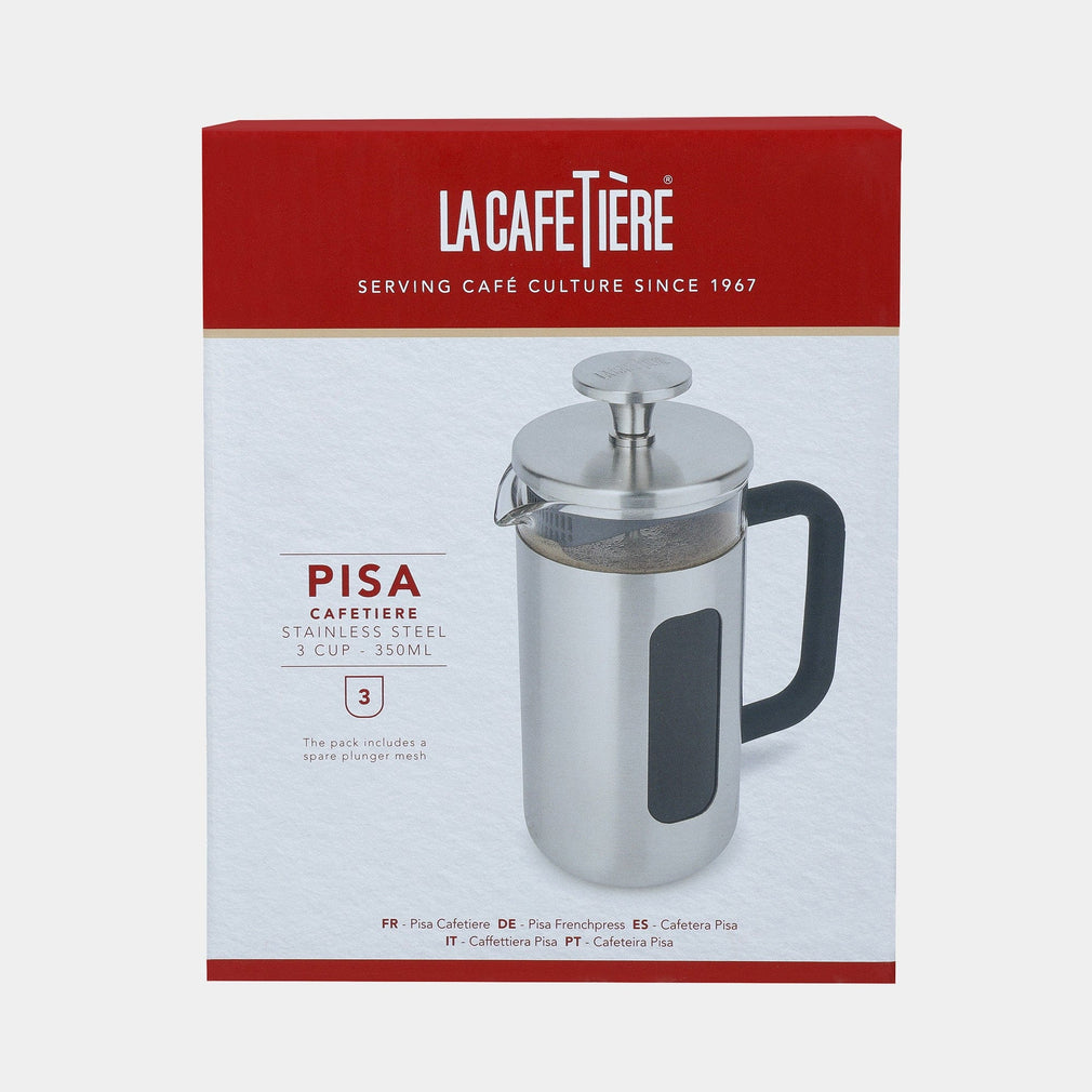 La Cafetière - Pisa Cafetiere, 3-Cup, Stainless Steel