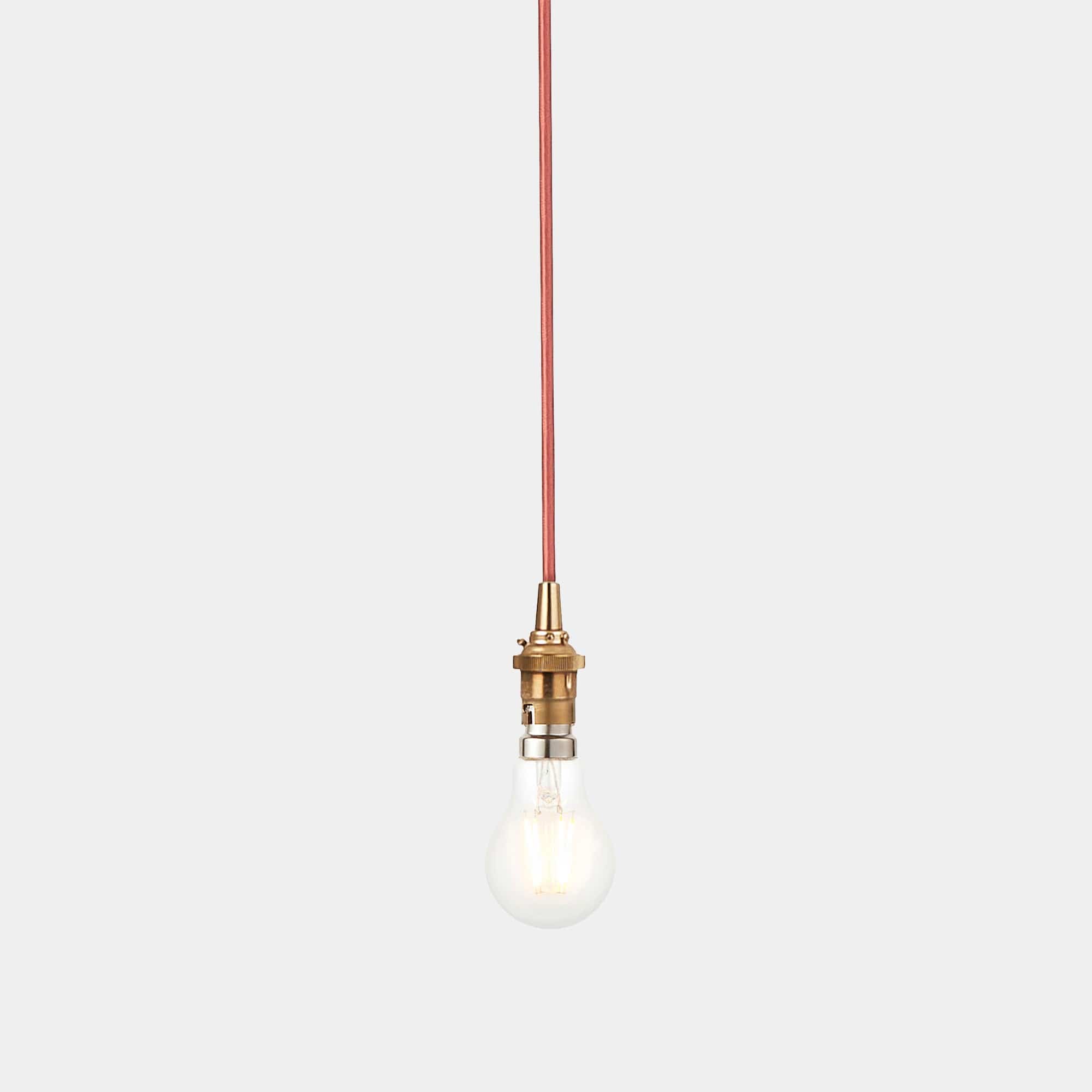 Bibury Pendant Cable Set Red