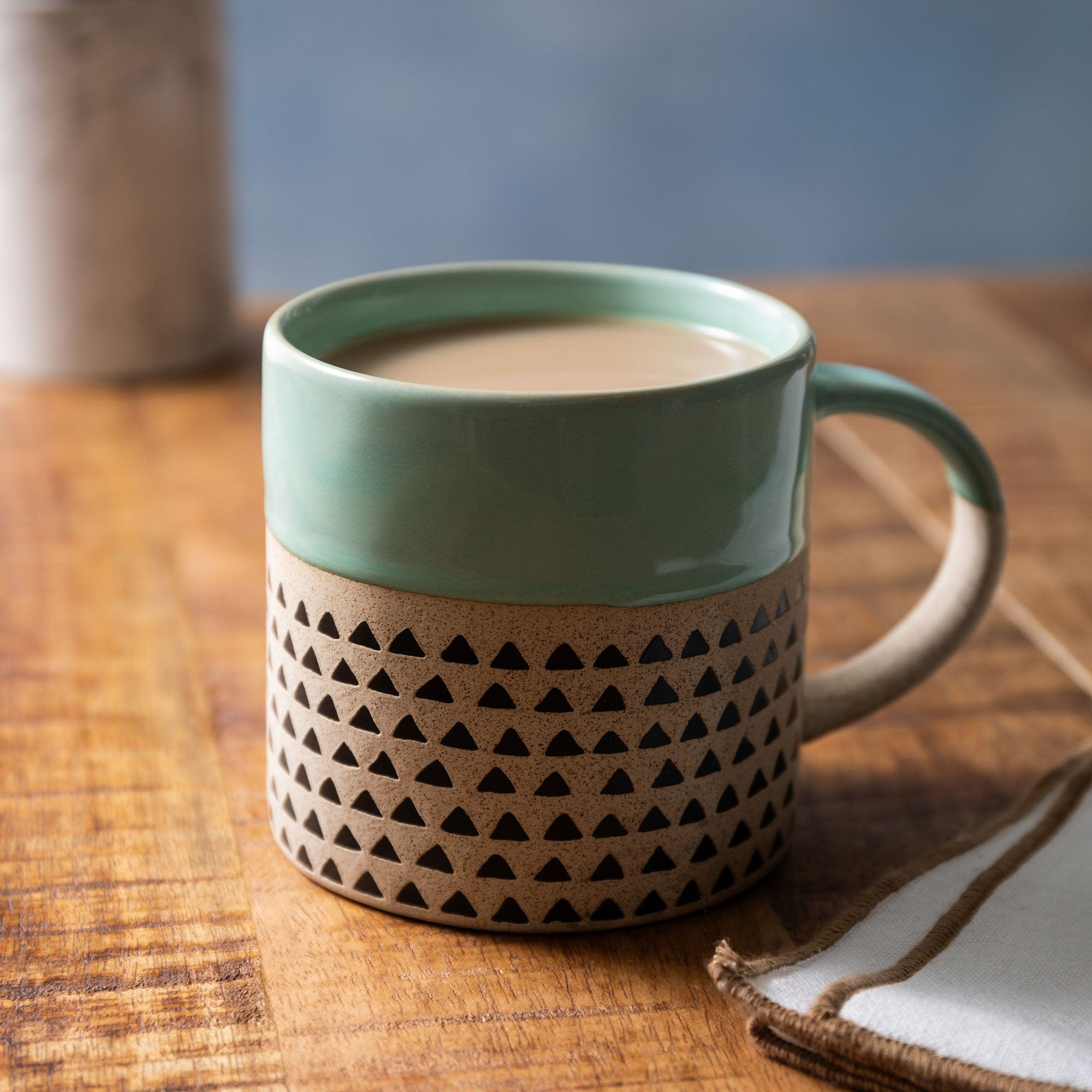 Mikasa - Green Mug, Glaze